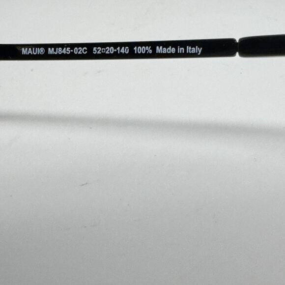 Maui Jim MJ845-02C Sunglasses Frames 52-20-140 black H17239 - Picture 6 of 7